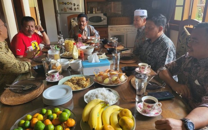 Suasana pertemuan Bupati Agam bersama perantau Pasia Laweh.