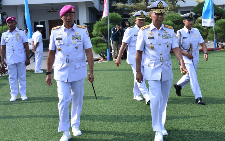 Dankodiklatal Hadiri Sertijab Tiga Jabatan Penting di TNI AL