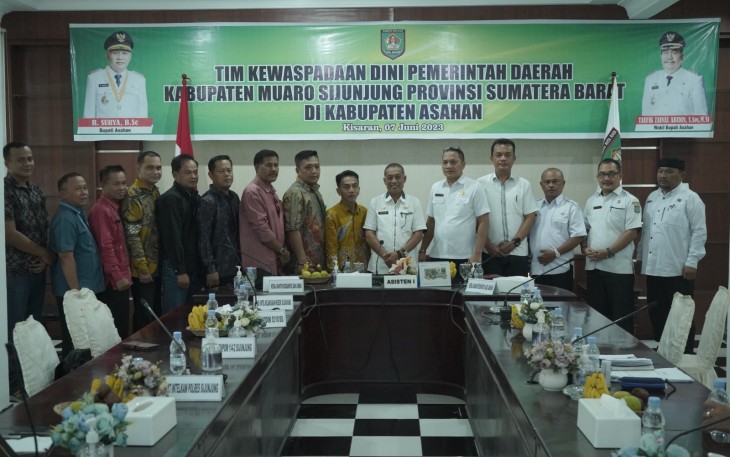 Pemerintah Kabupaten Asahan Terima Tim Wasdin Kabupaten Muaro Sijunjung 