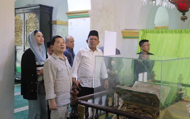 Suharso Monoarfa Dukung Penuh Pembangunan Monumen Bahasa Nasional dan Revitalisasi Lanjutan Pulau Penyengat 