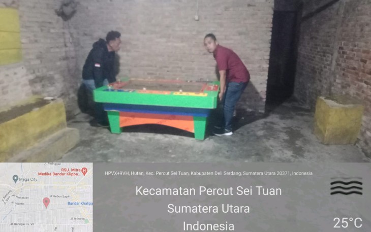 Unit Reskrim Polsek Percut Seituan Sita Mesin Judi Tembak Ikan