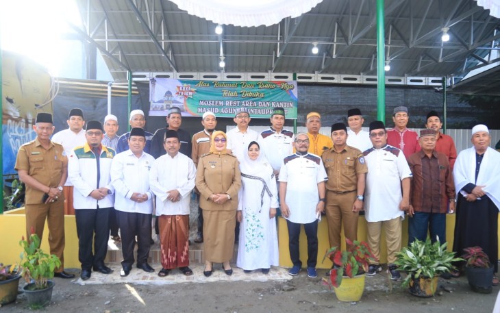Moslem Rest Area dan Kantin Masjid Agung Rantau prapat Diresmikan 