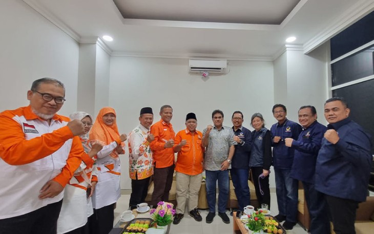 Petinggi Partai NasDem Jatim saat Temui PKS Jatim
