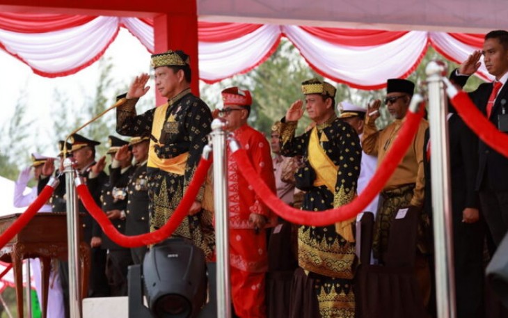 Mendagri Jadi Inspektur Upacara HUT RI Ke 78 di Kabupaten Natuna 