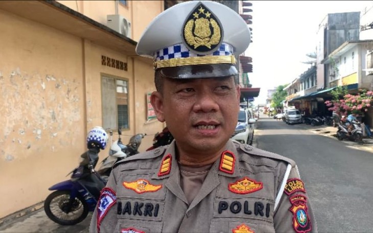 Kasat Lantas Polres Lingga AKP Bakri,,S.Ip