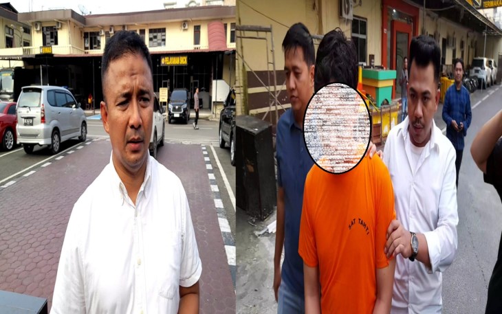 Satreskrim Polrestabes Medan menangkap pelaku pembunuhan yang mengakibatkan korban seorang wanita bernama Echa Boru Tampubolon