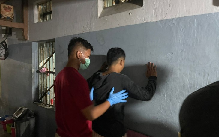 Kalapas Binjai Pimpin Razia Kamar Warga Binaan 