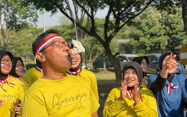 Prajurit Kodiklatal Kala Ikuti Lomba 17 Agustus-an 