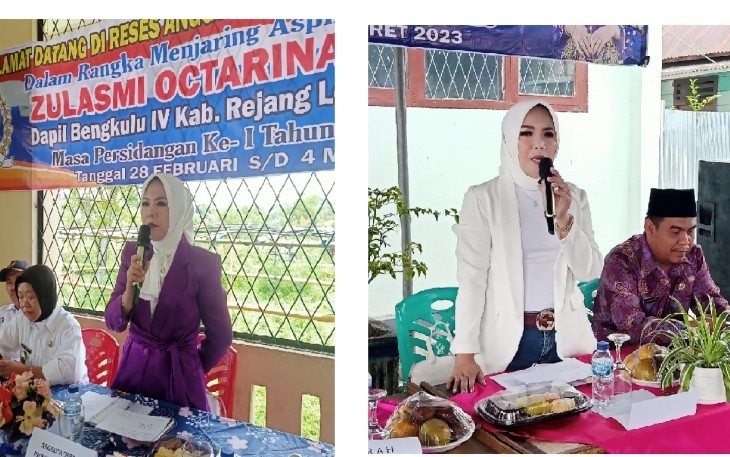 Reses Anggota DPRD Provinsi Bengkulu Zulasmi Octarina