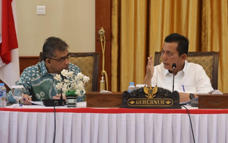 Gubernur Ansar saat Pimpin Rapat Persiapan Kepri Sebagai Tuan Rumah Summit GTRA