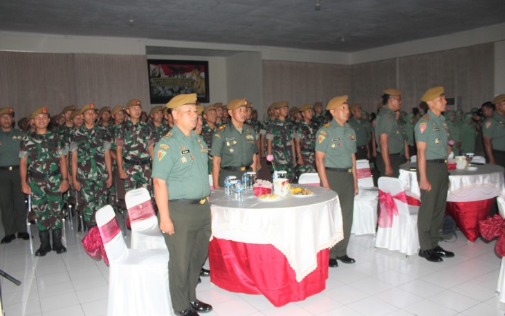 Menarmed 2 Kostrad Gelar Pembacaan Ikrar Dalam Rangka HUT Armed TNI AD ke-78