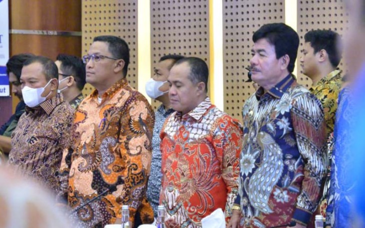 Bupati Zahir Hadiri saat RUPS LB Bank Sumut 