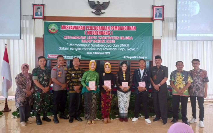 Musrenbang kecamatan Cepu yang digelar Kamis (9/2/2023) salah satunya membahas konsep Cepu Raya.