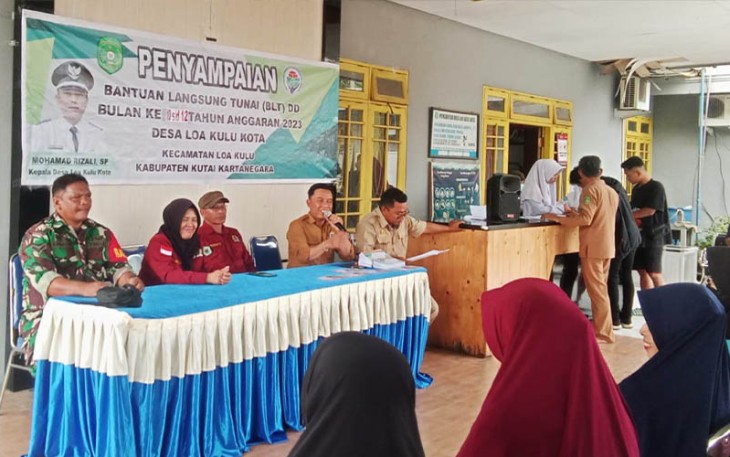 Serda Ahmad Pilomono Lakukan Pendampingan Penyaluran BLT