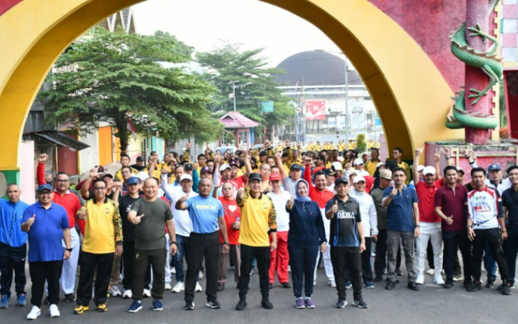  Forkopimda Bengkulu Gelar Olah Raga Bersama 