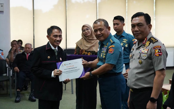 Nelson Pomalingo usai mengikuti kegiatan Kursus Pemantapan Pimpinan Daerah (KPPD) tahun 2023 angkatan I.