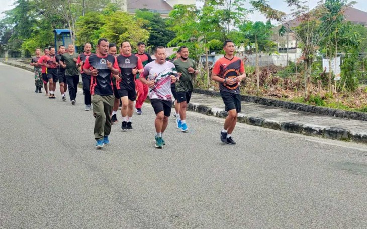 Lari pagi prajurit Kodim 0913/PPU