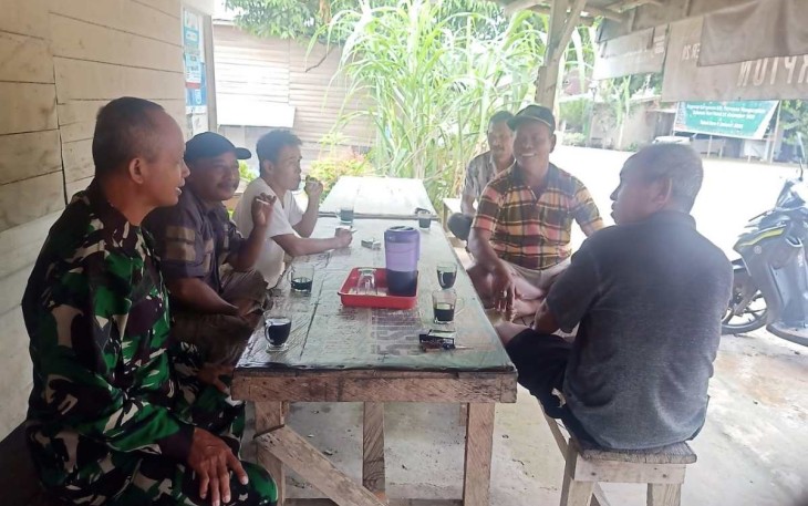 Komsos bersama warga binaan 