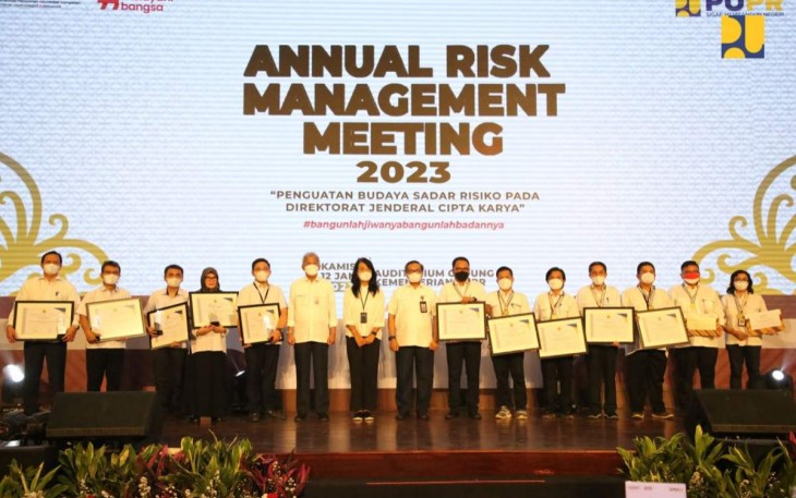 Annual Risk Management Meeting 2023 Kementerian PUPR, di Jakarta, Kamis (12/1)