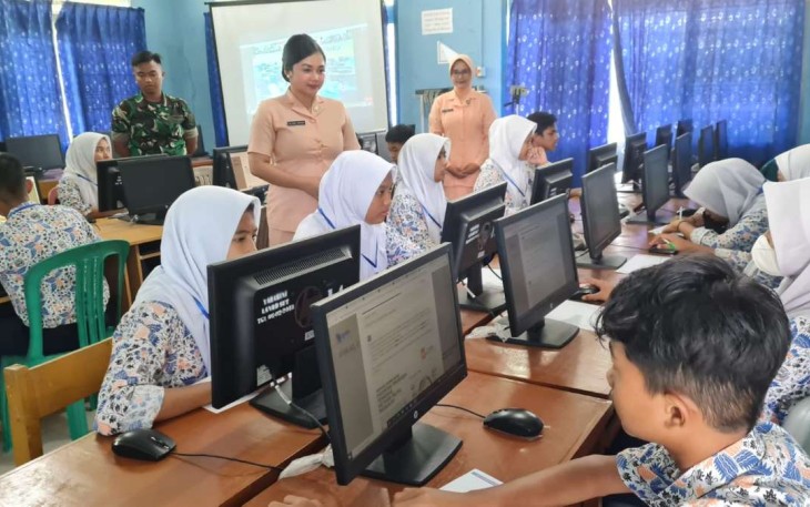 Siswa Sekolah Angkasa Lanud Sutan Sjahrir 