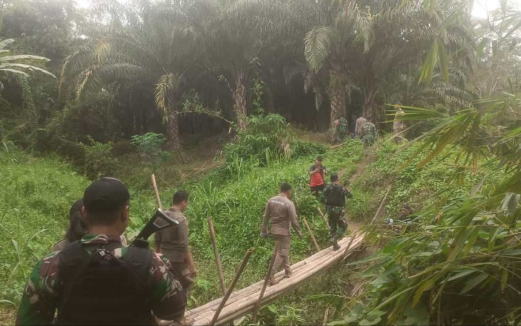Patroli gabungan di perbatasan RI Malaysia 