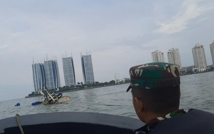 Pengamanan jalur komersial prajurit Lantamal III Jakarta 