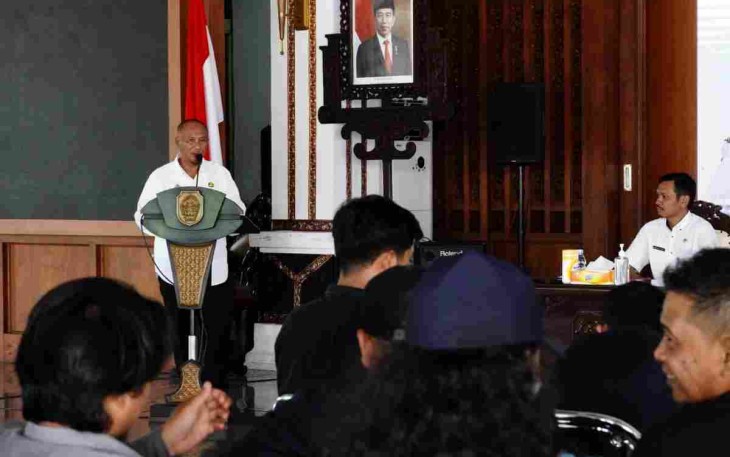 Pj Bupati Pati hadiri FGD Wartawan  di pendopo Kab. Pati