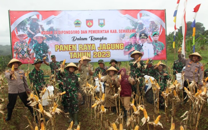 Panen raya jagung mendukung ketahanan pangan 