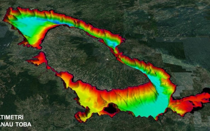 Survei Hidro-Oseanografi TNI AL di Danau Toba Sumatera Utara 