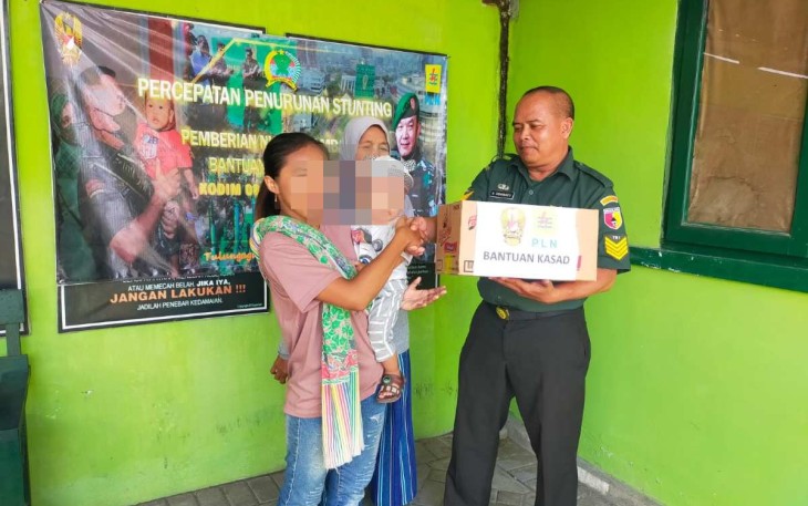 Bantuan stunting warga desa binaan 
