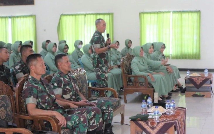 Penyuluhan Bintal Prajurit Menarmed 2 Kostrad 