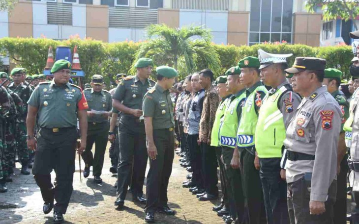 Danrem 073/Mkt pimpin Apel Gelar Pasukan Kunjungan Presiden RI