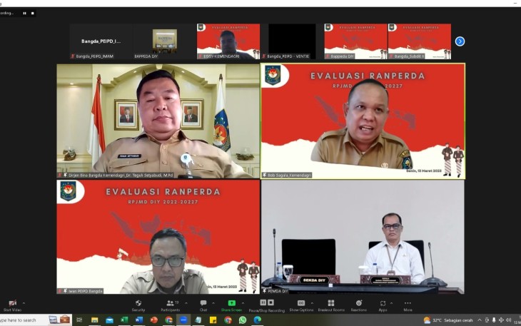 Evaluasi RPJMD Daerah Istimewa Yogyakarta Tahun 2022-2027