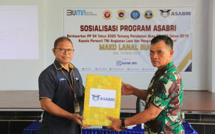 Sosialisasi ASABRI di Lanud Biak