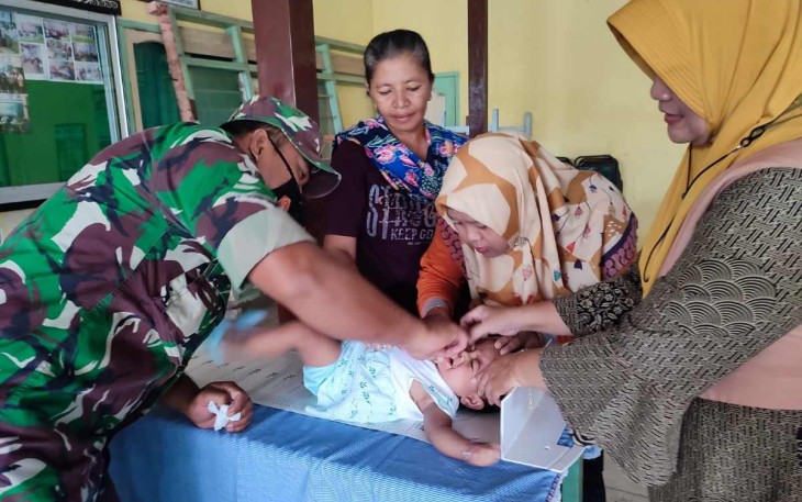 Kegiatan posyandu balita wilayah desa binaan 