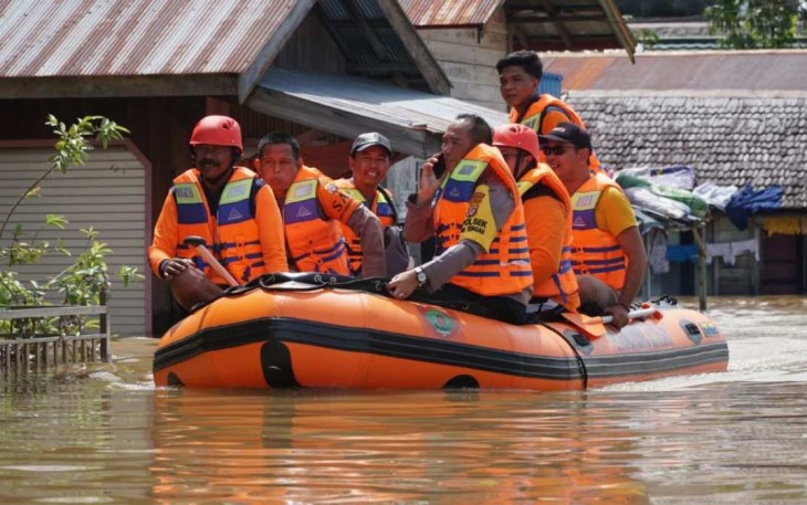 Banjir di kecamatan Kapuas Tengah