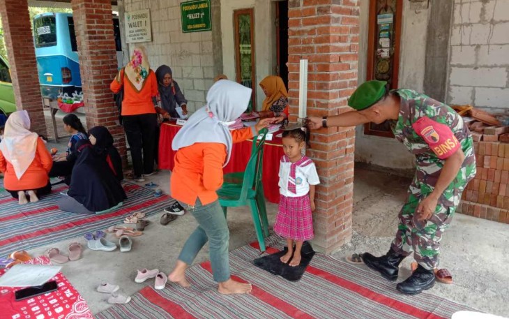 Posyandu balita wilayah desa binaan 