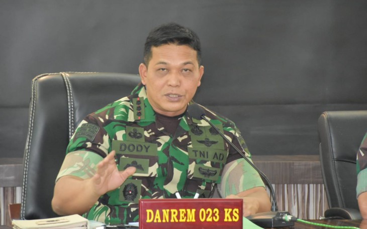 Danrem 023 KS Kolonel Inf Dodi Triwinarto 