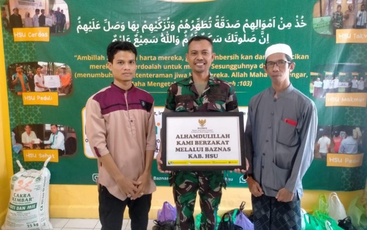 Salurkan zakat melalui BAZNAS HSU