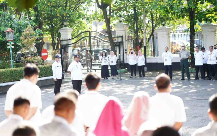 Apel Luar Biasa Pasca libur Lebaran,