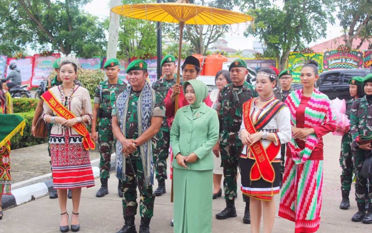 Mayjen TNI Iwan Setiawan tiba di Makodam Tanjungpura Selasa (2/5)