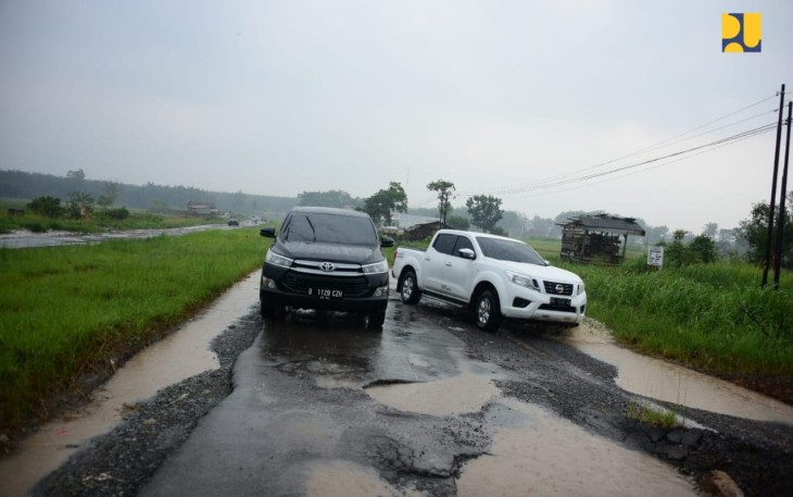 Ruas Jalan Simpang Korpri - Purwotani di Lampung Selatan