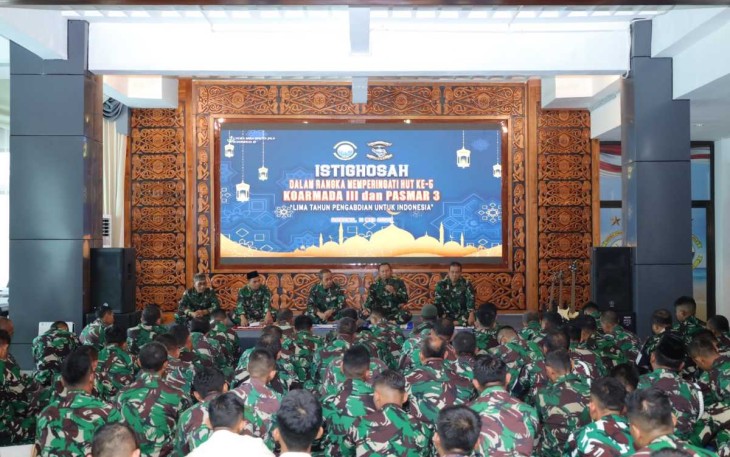 Doa Bersama prajurit Koarmada III Sorong