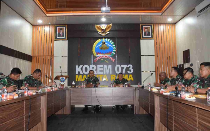 Sidang pangkar di jajaran Korem 073/Mkt