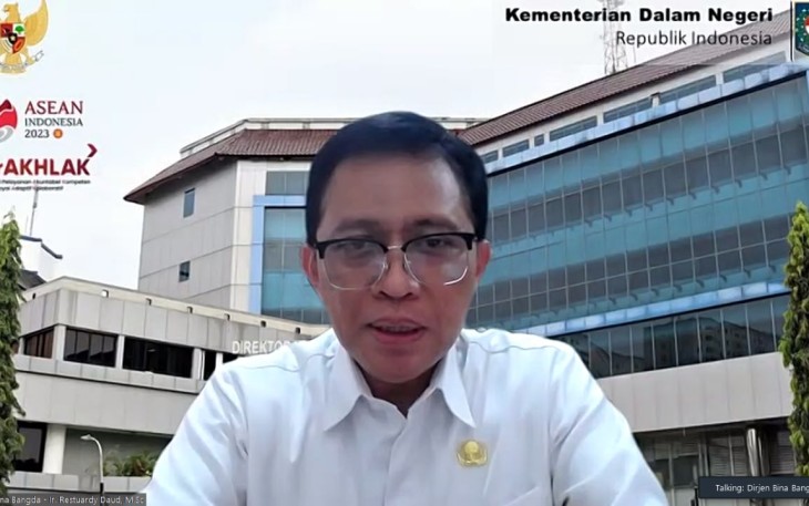 Dirjen Bangda Kemendagri Restuardy Daud 