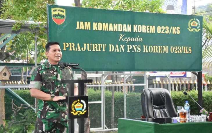 Danrem 023 KS Kolonel Inf Dodi Triwinarto 