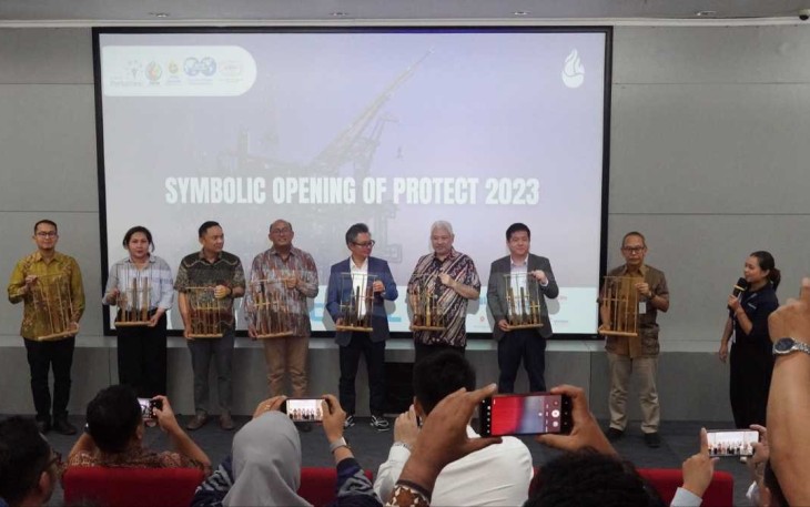 Pembukaan gelaran acara simposium serta kompetisi PROTECT 2023
