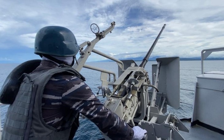 Personel KRI Malahayati-362 dalam Latihan Perkasa D 2023