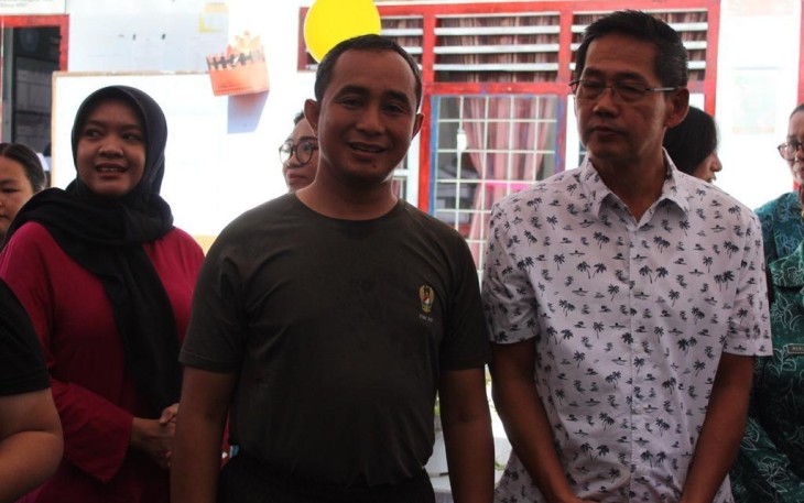 Kodim 1310/Bitung Gelar Bakti Sosial Berikan Vitamin Anak Stunting 