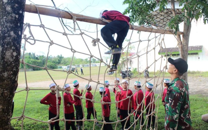 Outbound ceria bersama TNI